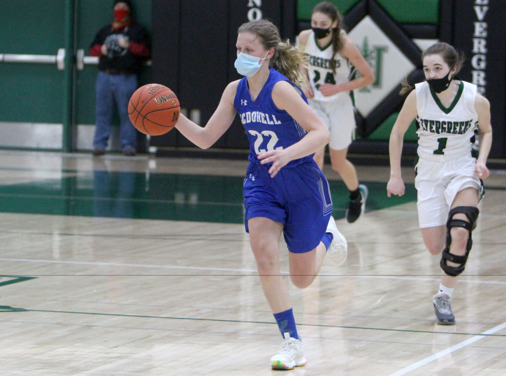 McDonell girls basketball at Northwood 2-18-21